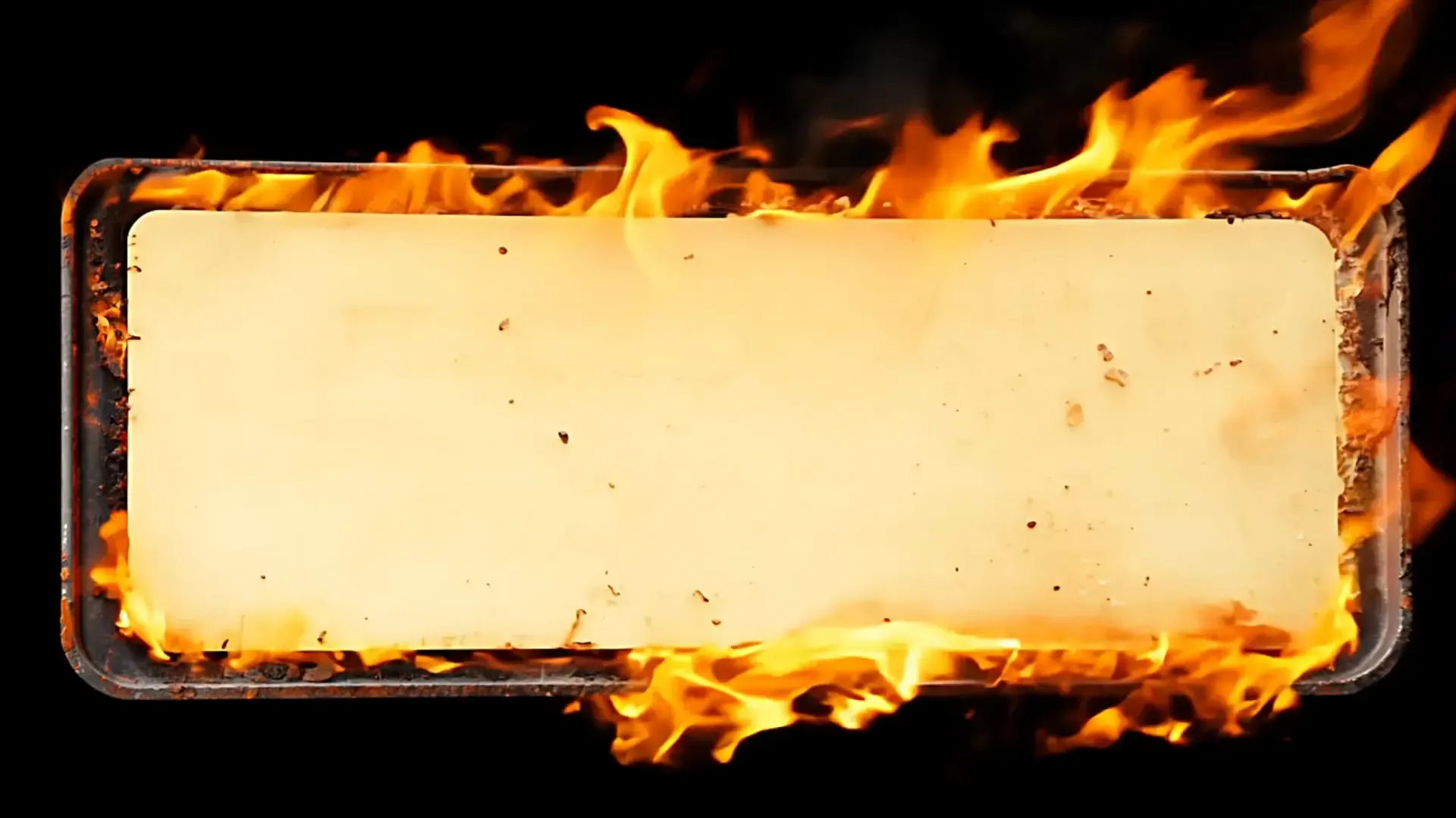 Fiery Burning Background for Intense Action Title Animation